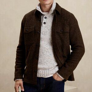 Boucle Shirt Jacket